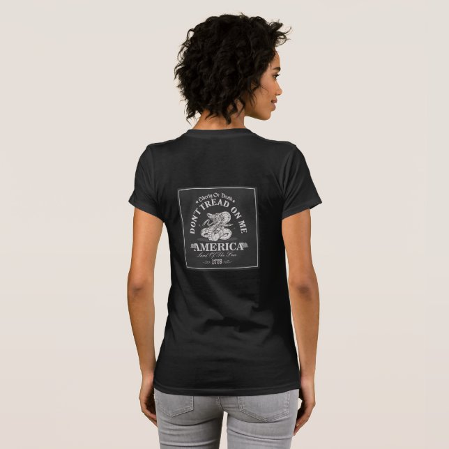 Kvinnor T-Shirt (Hel baksida)
