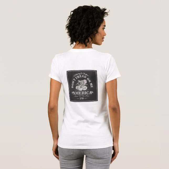 Kvinnor T-Shirt (Hel baksida)