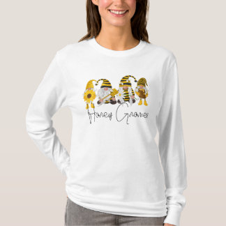 Kvinnor T-Shirt med honungsknomer