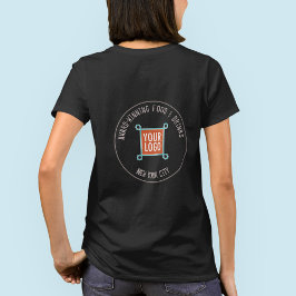Kvinnor T-Shirt med Logotyp av Anpassningsbar på f