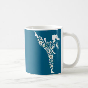 Kvinnor Taekwondo Blommig Kampsport Karate Kaffemugg