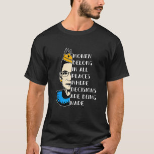 Kvinnor tillhör alla Ställe där beslut är avvikand T Shirt