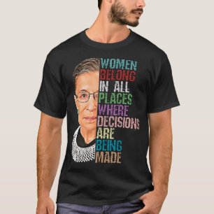 Kvinnor tillhör alla Ställen där beslut fattas T Shirt