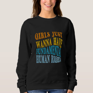 Kvinnor Tjejer Vill Bara Ha Grundläggande Rättighe T Shirt