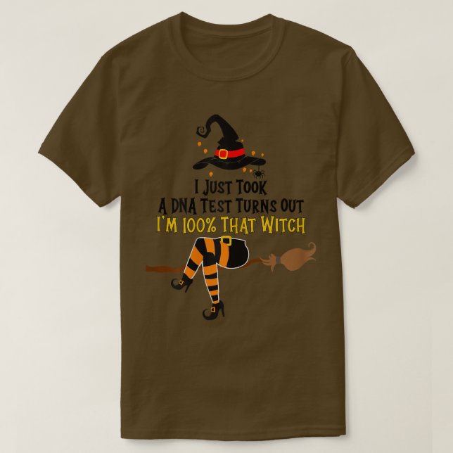 Kvinnor tog ett DNA-test. Jag är 100 % T Shirt (Design framsida)