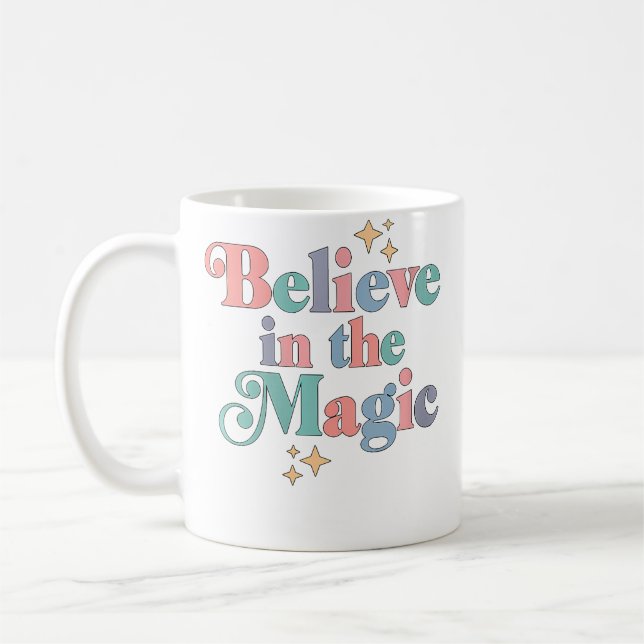 Kvinnor Tro På Magin Kaffemugg (Vänster)