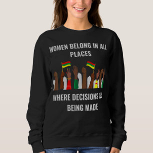 Kvinnor under där beslut fattas ger fritt spelrum t shirt