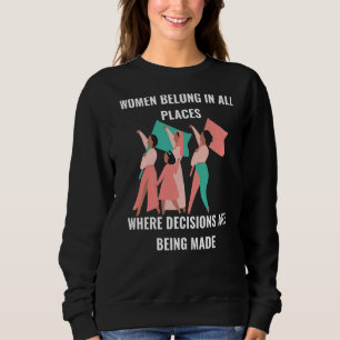 Kvinnor under där beslut fattas ger fritt spelrum t shirt