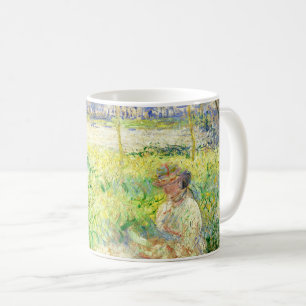 Kvinnor under Willows av Claude Monet Kaffemugg