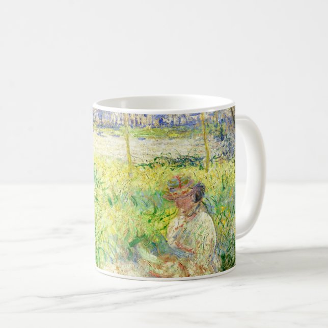 Kvinnor under Willows av Claude Monet Kaffemugg (Framsida höger)