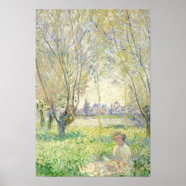 Kvinnor under Willows - Claude Monet Poster (Framsidan)