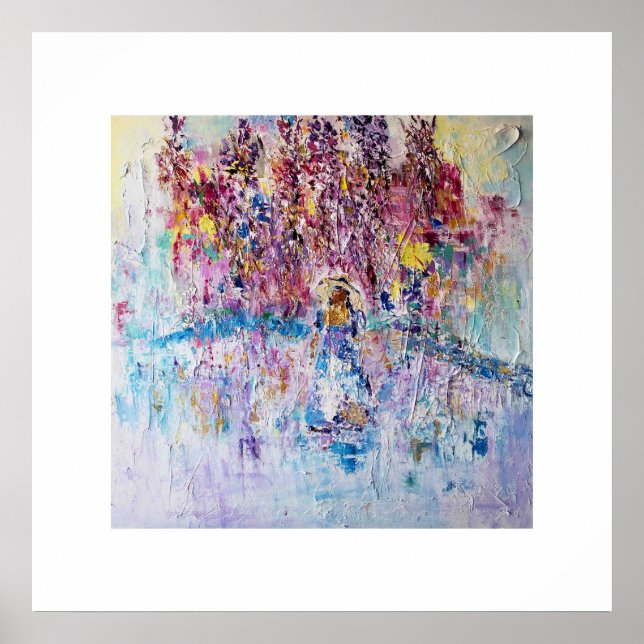 Kvinnor under Wisteria Poster (Framsidan)