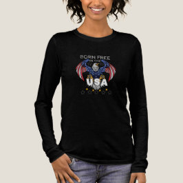 Kvinnor utan fötter i USA:s Långärmad T Shirt