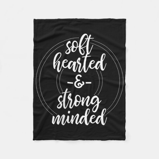 Kvinnor utan tigma - Medvetenhet om psykisk hälsa  Fleecefilt (Framsidan)