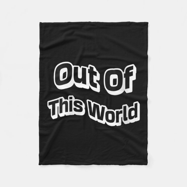 Kvinnor utanför Galaxy Cosmic Vibes Intergal Fleecefilt (Framsidan)