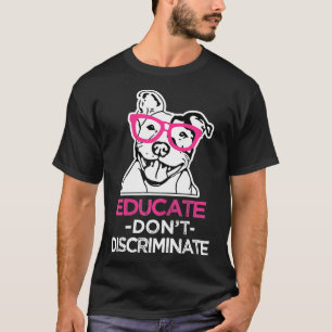 Kvinnor utbildar inte kvinnor diskriminerar kvinno t shirt