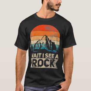 Kvinnor väntar tills jag ser en Sten-funny geolog T Shirt