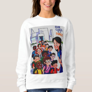 Kvinnor Vår klass är en familj T Shirt
