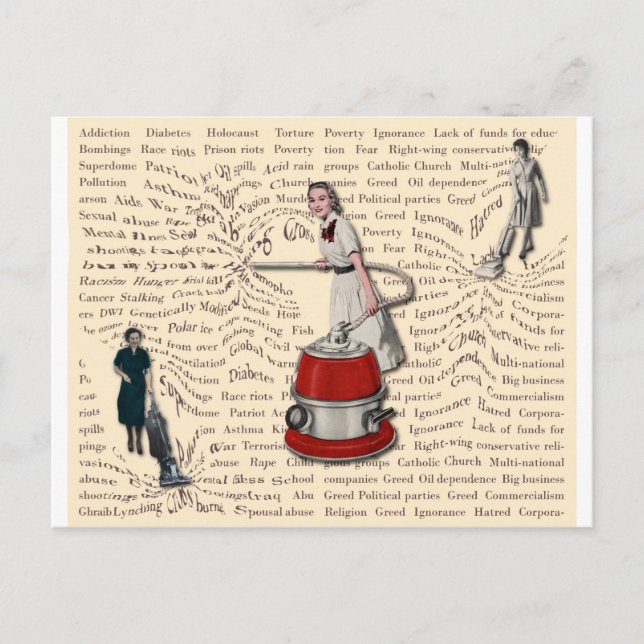 Kvinnor världen över vykort (Framsida)