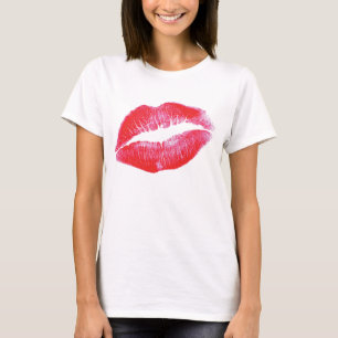 KVINNOR - varm läppar 01 T-shirt