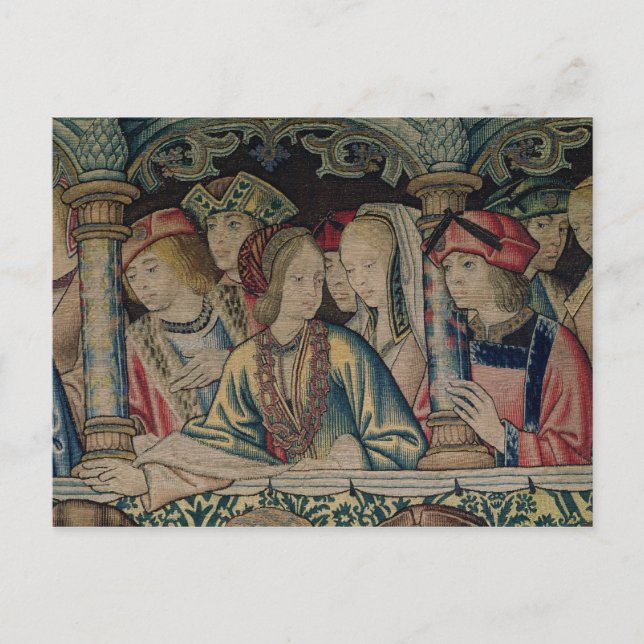 Kvinnor vid Davids hov Vykort (Framsida)