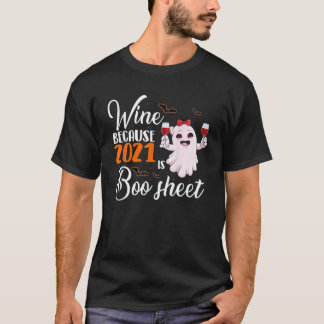 Kvinnor Vin eftersom 2021 är Boo Lakan Ghost Drink T Shirt
