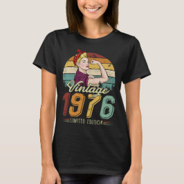 KVINNOR VINTAGE 1976 BEGRÄNSAD EDITION T SHIRT