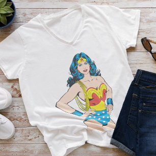 kvinnor Vintage med Lasso T Shirt