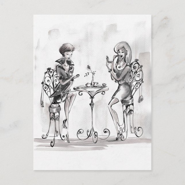 Kvinnor Vykort (Framsida)