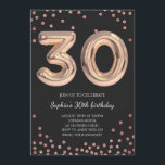 Kvinnorna 30års födelsedag 30 Ro Guld Elegant Inbjudningar<br><div class="desc">Kvinnorna 30års födelsedag 30 Ro Guld Elegant</div>