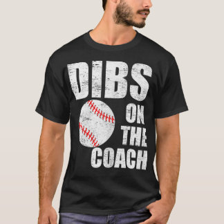 Kvinnorna dobbas på Coach Funny Baseball Coach T Shirt