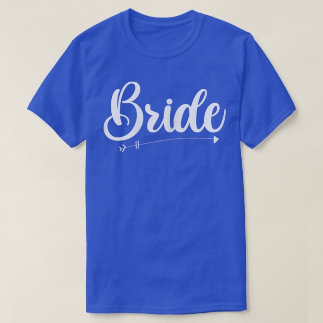 Kvinnorna Giftermål Bride Bröllop Maka par Engagem T Shirt (Design framsida)