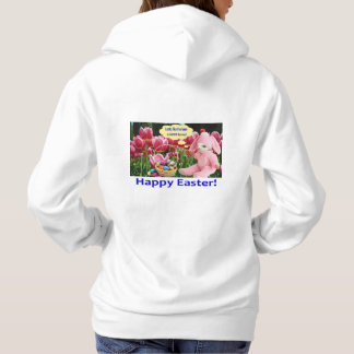Kvinnorna hoodie. Glad påsk. alpaca/ bunny T Shirt