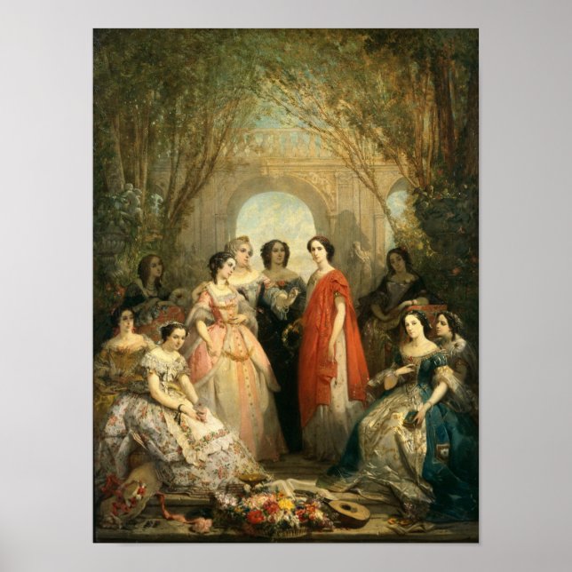 Kvinnorna i Comedie Francaise Poster (Framsidan)