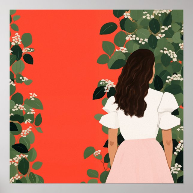 Kvinnorna i Garden Poster (Framsidan)