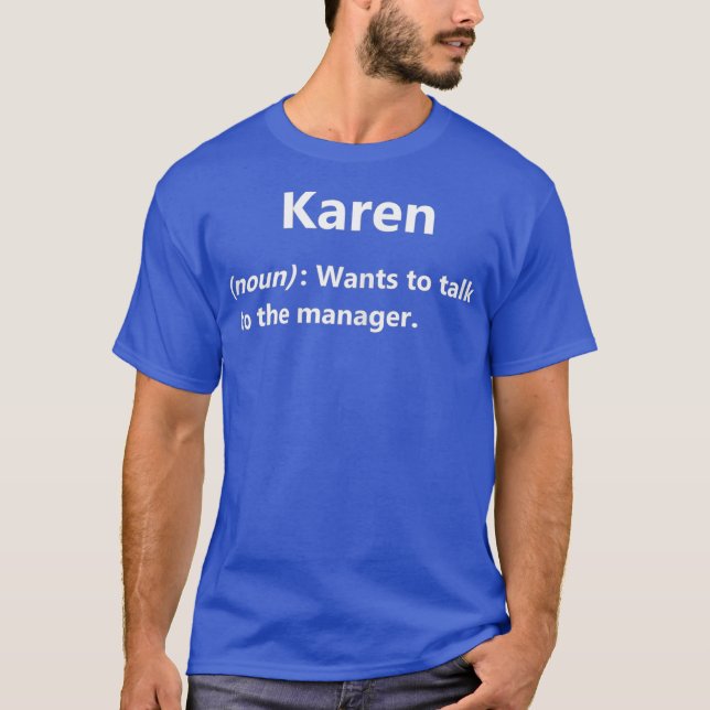 Kvinnorna i Karenledictionary Definition I Meme Gi T Shirt (Framsida)