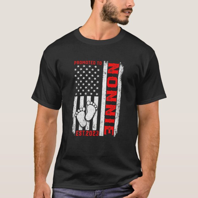 Kvinnorna i USA flagga har främjats till kvinnor s T Shirt (Framsida)