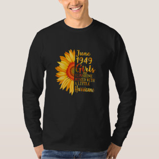 Kvinnorna juni Flickor 1949 73:e födelsedagen 73 å T Shirt