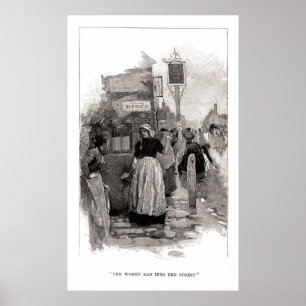 Kvinnorna körde in i gatorna poster