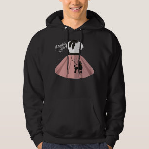 Kvinnorna Pudel Skirt Costume Halloween fest Hoodie