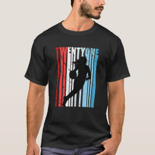 Kvinnorna Retro Womens 21:a födelsedagspressen i b T Shirt