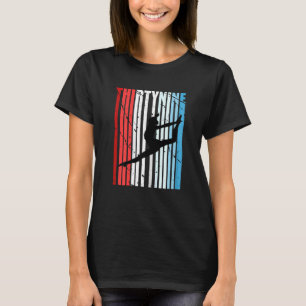 Kvinnorna Retro Womens 39:e dancer Birthday Dancin T Shirt