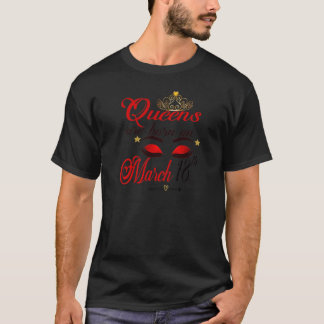 Kvinnornas matsalar födelsedag Flickkön föds i mar T Shirt