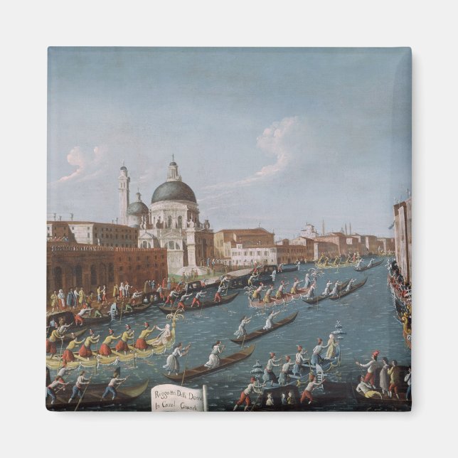 Kvinnornas regatta på storkanalen, Venedig Magnet (Framsidan)
