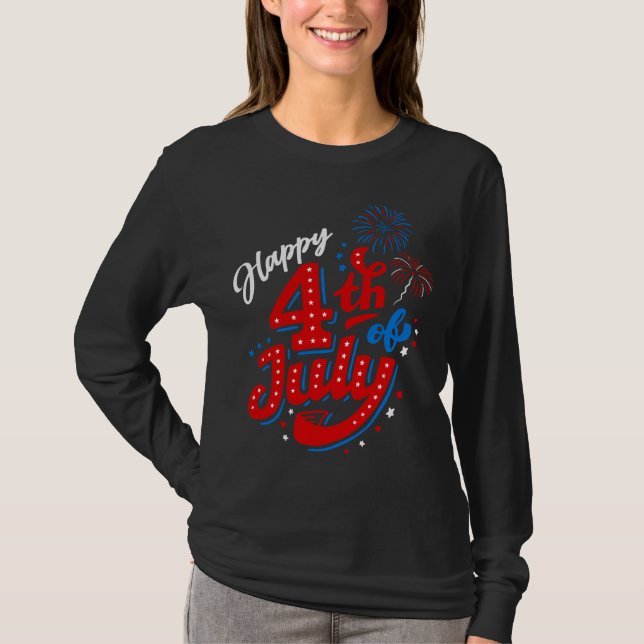 Kvinnors 250-årsjubileum 4 juli  t shirt (Framsida)