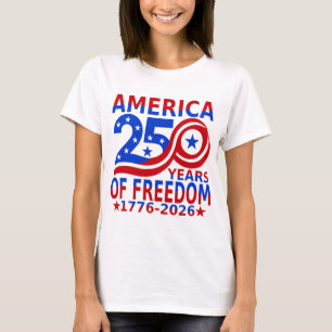 Kvinnors 250-årsjubileum t shirt