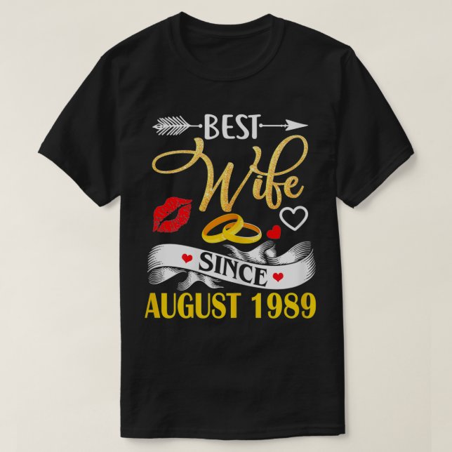 Kvinnors 31a Bröllop-årsdag efter T Shirt (Design framsida)