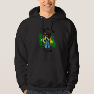 Kvinnors Afro Brasiliansk Vattumannen Drottning Af Hoodie