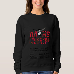 Kvinnors äkthet Helicopter Flight Mars 202 T Shirt