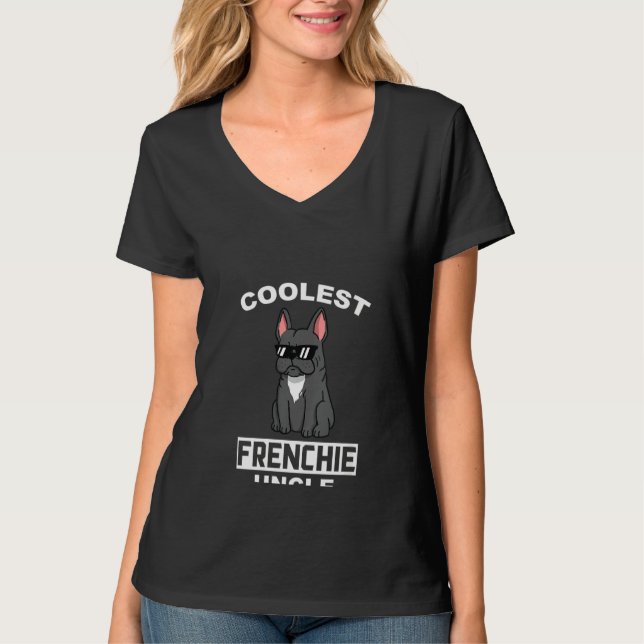 Kvinnors äldsta Fransk Bulldog farbror Hund 1 T Shirt (Framsida)